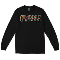 Black gobble thanksgiving turkey Long Sleeve Tee - Jasminsmagicworld