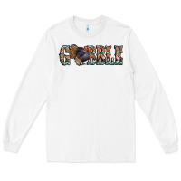 White gobble thanksgiving turkey Long Sleeve Tee - Jasminsmagicworld