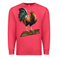 Cardinal american game rooster standing Premium Sweatshirt - LillyAllenDesigns