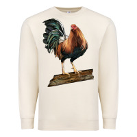 Sandshell american game rooster standing Premium Sweatshirt - LillyAllenDesigns