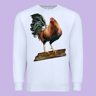 American Game Rooster Standing Premium Sweatshirt Designed By Lillyallendesigns