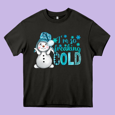 I'm So Freaking Cold Bbs Heavy Core Tee Designed By Bundleandbundleshop
