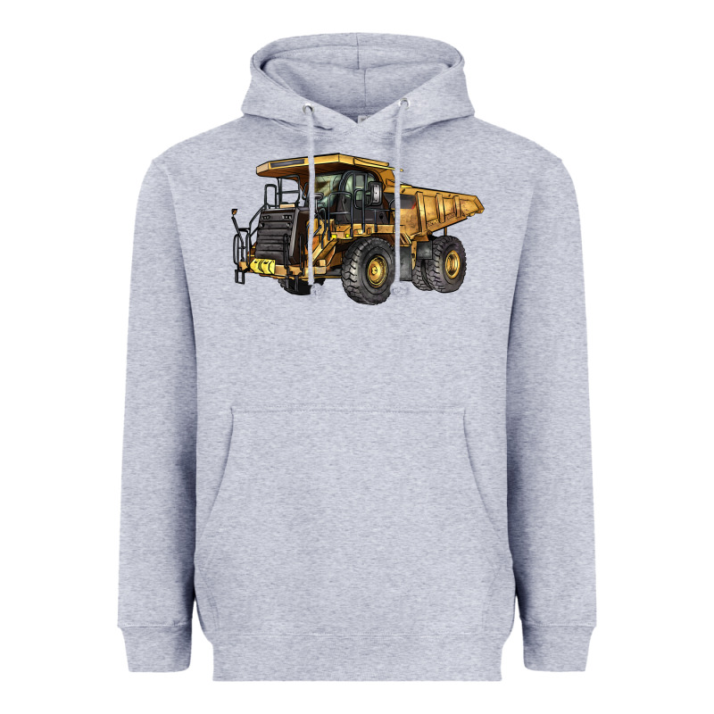 Mining Truck Heavyweight Hoodie by LillyAllenDesigns | Teevron