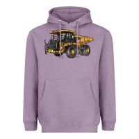 Lavender Mining Truck Heavyweight Hoodie - LillyAllenDesigns
