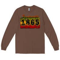 Chestnut juneteenth 1865 Long Sleeve Tee - CowGirlArtShop