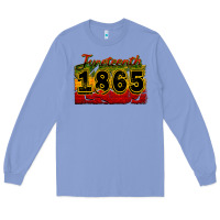 Colony Blue juneteenth 1865 Long Sleeve Tee - CowGirlArtShop