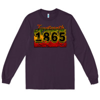 Plum juneteenth 1865 Long Sleeve Tee - CowGirlArtShop
