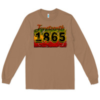 Toasted Coconut juneteenth 1865 Long Sleeve Tee - CowGirlArtShop