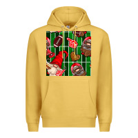 Antique Gold american football gnomes Premium Hoodie - BundleAndBundleShop