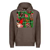 Coffee american football gnomes Premium Hoodie - BundleAndBundleShop