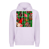 Lilac american football gnomes Premium Hoodie - BundleAndBundleShop