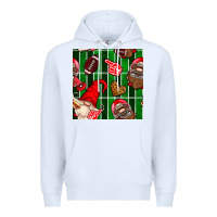 White american football gnomes Premium Hoodie - BundleAndBundleShop