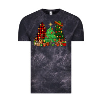 Cloud Black Mexican Christmas trees Vintage Tee - NancyCooperArtShop