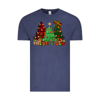Vintage Denim Mexican Christmas trees Vintage Tee - NancyCooperArtShop