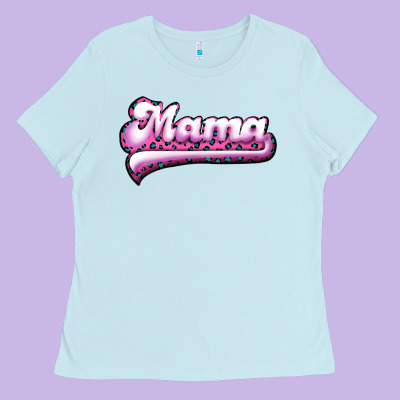 Mama Leopard Ladies Tee Designed By Ranaportraitstore