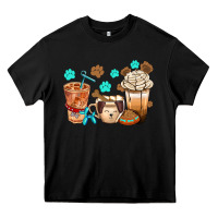 Black dog coffee cups with  food container bbs Heavy Core Tee - BundleAndBundleShop