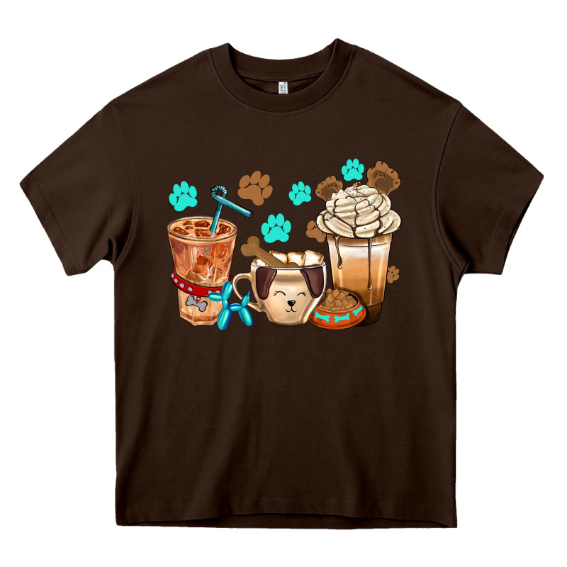 Dog Coffee Cups With  Food Container Bbs Heavy Core Tee by BundleAndBundleShop | Teevron