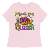 Bubblegum Pink mardi gras queen Ladies Tee - LillyAllenDesigns