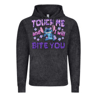 Vintage Black touch me and i will bite you Vintage Hoodie - texasbilliewilder
