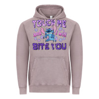 Vintage Zinc touch me and i will bite you Vintage Hoodie - texasbilliewilder