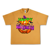 Peanut Butter Happy Halloween Urban Heavy Tee - NancyCooperArtShop