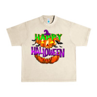 Sandshell Happy Halloween Urban Heavy Tee - NancyCooperArtShop
