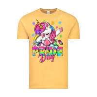 Vintage Mustard Pride Day LGBTQ+ Vintage Tee - NancyCooperArtShop