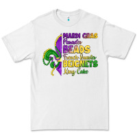 White mardi gras parades beads french quarter beignets k Premium Tee - LillyAllenDesigns