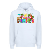 White sweet summer Premium Hoodie - RanaPortraitStore