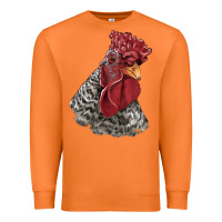 Carrot dominique rooster head Premium Sweatshirt - LillyAllenDesigns