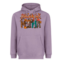 Lavender thankful mama cow Heavyweight Hoodie - RacoonDesign