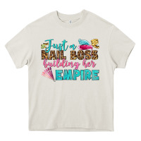 Cream just a nail boss building her empire bbs Heavy Core Tee - BundleAndBundleShop