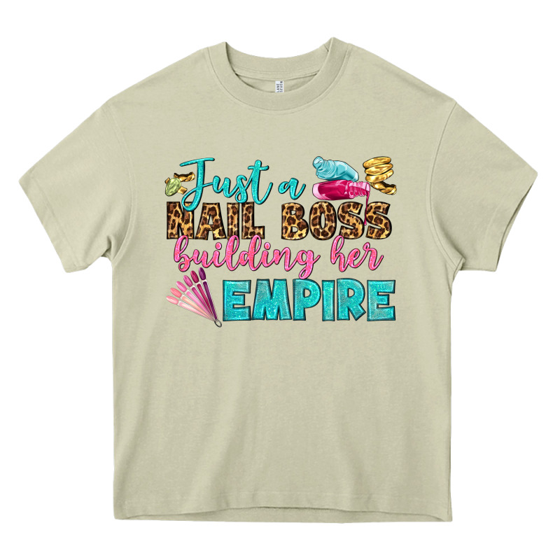 Just A Nail Boss Building Her Empire Bbs Heavy Core Tee by BundleAndBundleShop | Teevron