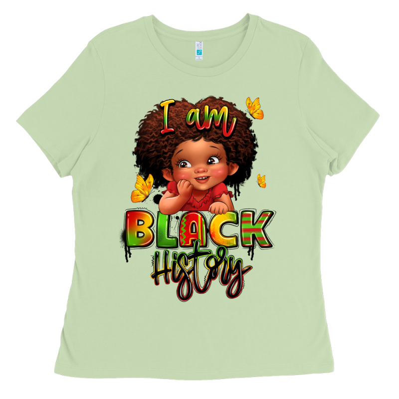 I Am Black History Juneteenth Ladies Tee by LillyAllenDesigns | Teevron