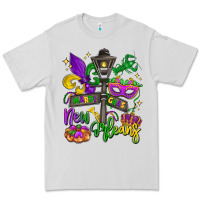 Dove Grey new orleans mardi gras Premium Tee - LillyAllenDesigns