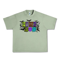 Oil Green Halloween howdy boo Urban Heavy Tee - NancyCooperArtShop