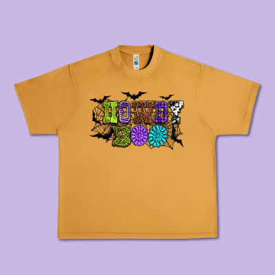 Halloween Howdy Boo Urban Heavy Tee Designed By Nancycooperartshop