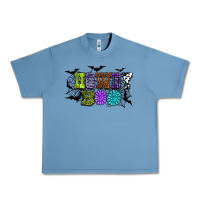 Pebble Blue Halloween howdy boo Urban Heavy Tee - NancyCooperArtShop