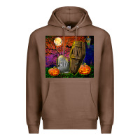 Chestnut headstone and coffin tumbler Premium Hoodie - BundleAndBundleShop