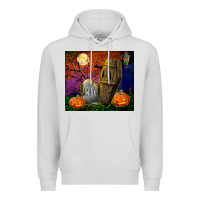 Dove Grey headstone and coffin tumbler Premium Hoodie - BundleAndBundleShop