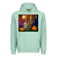 Seafoam headstone and coffin tumbler Premium Hoodie - BundleAndBundleShop