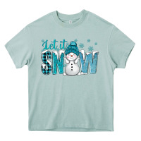 Arona let it snow with cute snowman bbs Heavy Core Tee - BundleAndBundleShop