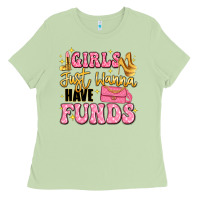 Matcha girls just wanna have funds Ladies Tee - LillyAllenDesigns