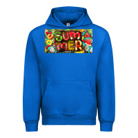 Cobalt summer with fruits license plate Urban Hoodie - BarkalooDesign