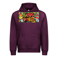 Mauve Wine summer with fruits license plate Urban Hoodie - BarkalooDesign