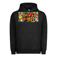 Pigment Black summer with fruits license plate Urban Hoodie - BarkalooDesign