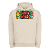 Pigment French Oak summer with fruits license plate Urban Hoodie - BarkalooDesign