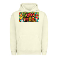 Pigment Pistachio summer with fruits license plate Urban Hoodie - BarkalooDesign