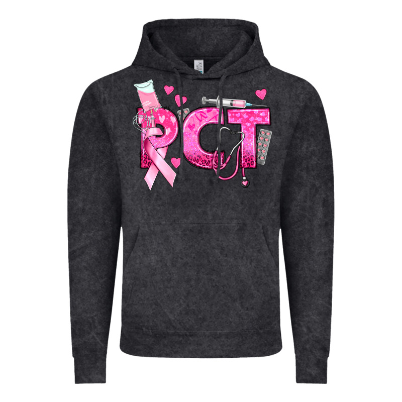 Breast Cancer Pct Patient Care Technician Vintage Hoodie by texasbilliewilder | Teevron