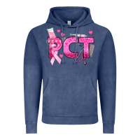 Vintage Denim breast cancer pct patient care technician Vintage Hoodie - texasbilliewilder